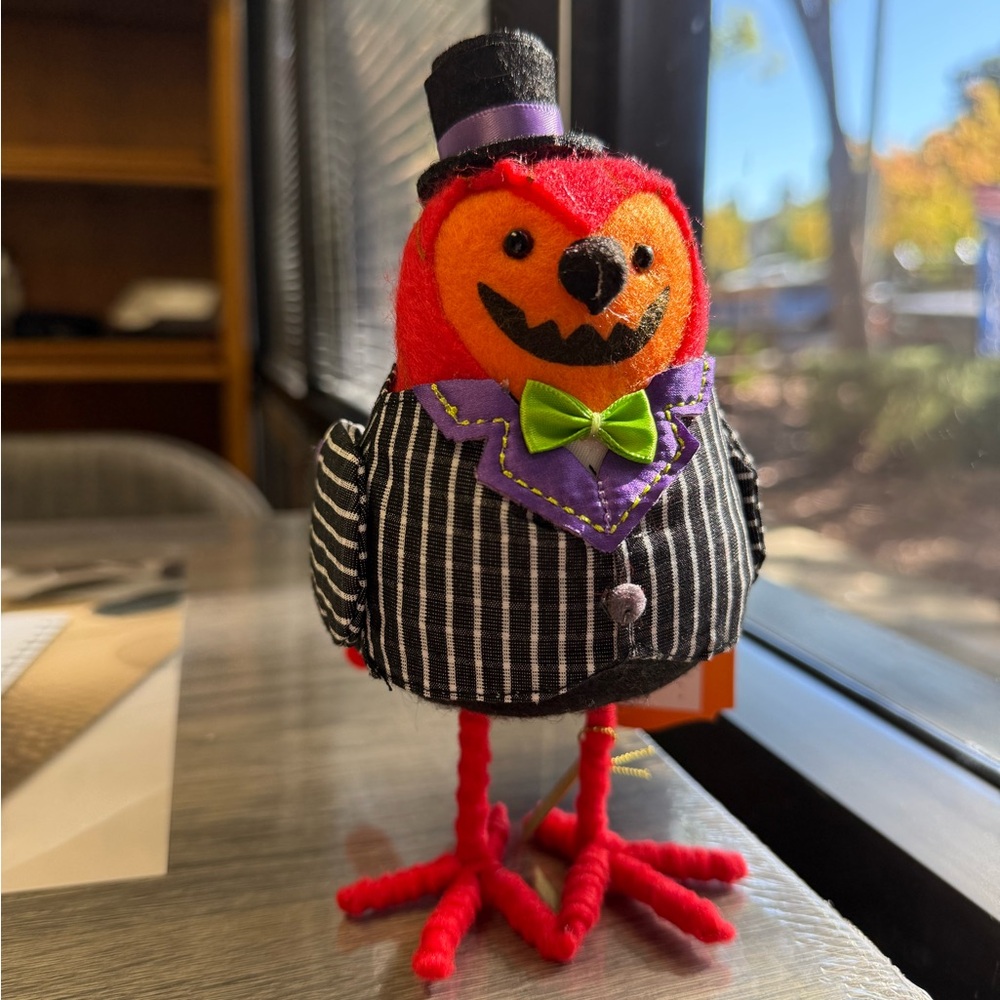 Target Halloween Hyde Eek Featherly Friends Bird Gourdon Felt Bird Decorative
